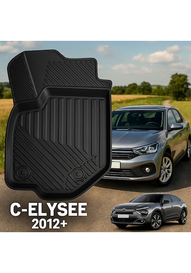 Citroën C-elysee 2012+ Uyumlu 3d Oto Paspas Premium