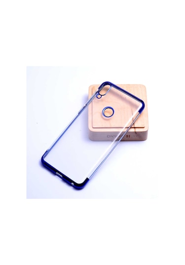 Asus Zenfone Max Pro Zb602kl Kılıf Dört Köşeli Lazer Silikon Kılıf Mavi