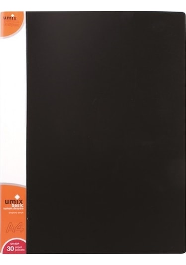 Umix Basic Sunum Dosyası 30'lu  Siyah
