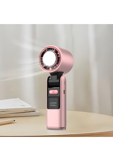 Suntek Elde Taşınan Kişisel Turbo Fan Hafif Çok Yönlü Pembe