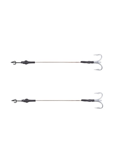 Balzer 13936 Silikon Yemler İçin Çelik Telli Rigs 11cm 2'li Paket 50-300gr Zokalar İçin