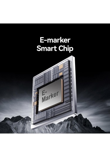 Usams Sj751 240w Tip-c'den Tip-c'ye Renkli Işıklı Alüminyum Alaşımlı Veri Kablosu, Uzunluk: 1,2m