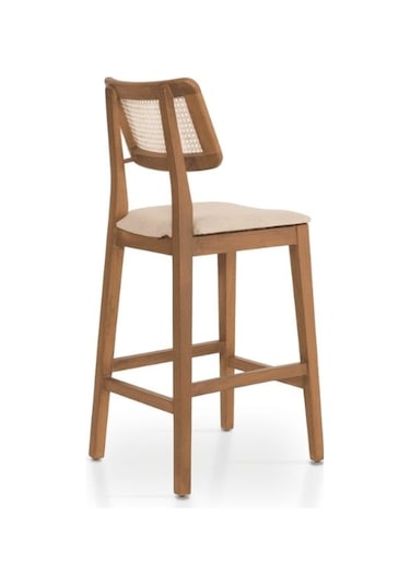 Zeus Hazeranlı Bar Sandalyesi Krem