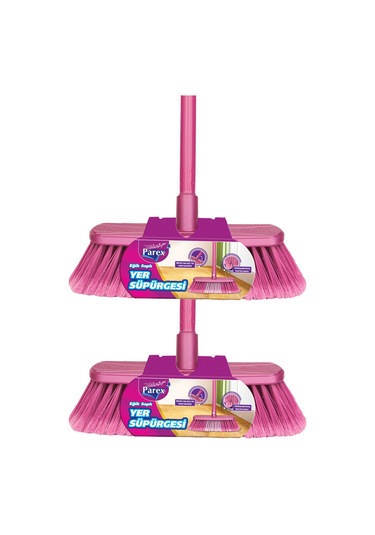 Eğik Sapli Yer Süpürgesi İkili Paket