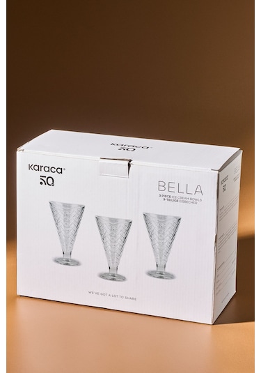Karaca  Bella 3 Parça Dondurmalık 265 Ml