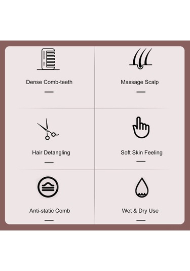 Vkemall "renkli Abs Saç Tarak - Nazik Stil Ve Şekillendirme İçin Mükemmel"