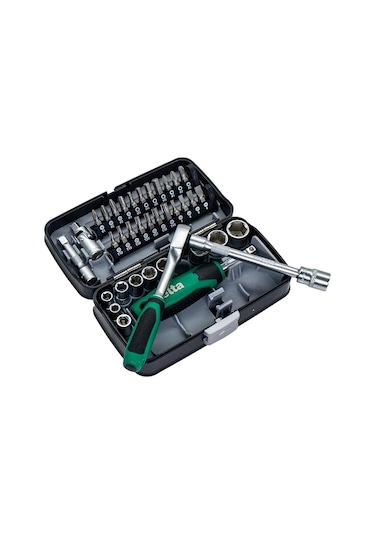 Elta 14000005078 1/4'' Altıköşe Cırcırlı Lokma Anahtar Ve Bits Uç Seti 38 Parça