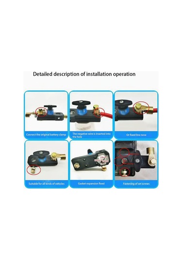 Ağır Hizmet Tipi Akü İzolatör Anahtarları Araba Kamyonet Araba Akü Bağlantı Kesme İzolatör Kesme Anahtarları,jwcwsq