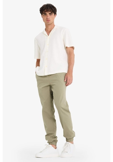 DeFacto 	%100 Pamuk Kargo Jogger Pantolon Üç Cepli E0834AX25SMKH465