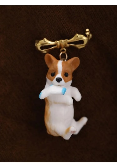 Blucome Broş 167722734 Kahve