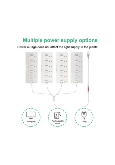 Pazly Aydınlatma Led Büyüme Işığı Kapalı Usb Kuantum Kurulu Renk L6751-2 Diğer Diğer