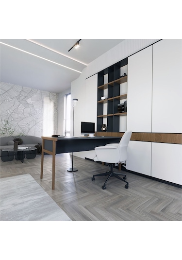 Zenith Ofis Masası Antrasit Ceviz