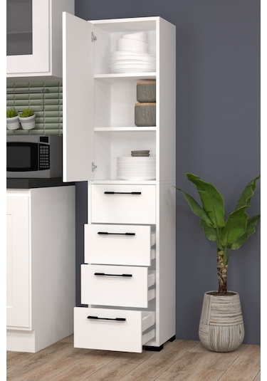 Lizbon No.2 Çok Amaçlı Dolap Beyaz