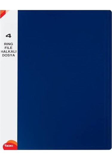 Noki 4 Halkalı Dosya Klasör Mavi Çok Renkli