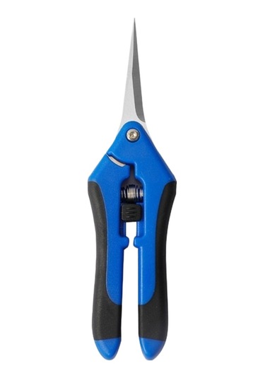 Jzcat Paslanmaz Çelik Bahçe Güçlü Makas Çok Amaçlı Bahçe Aletleri-mavi