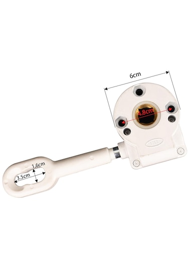 Homyl Dış Mekan Tente Krank Şanzıman Donanım Parçaları Beyaz