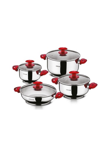 Sümbül 8 Pcs Tencere Seti 16/20/24ten./24krn. Inox