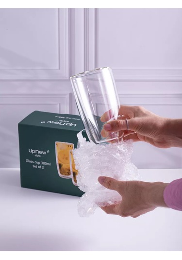 Aura Of Bohemia Meyve Suyu Ve İçecekler İçin Cam Bardak Seti 2 Parça 380 Ml 212948179 Beyaz