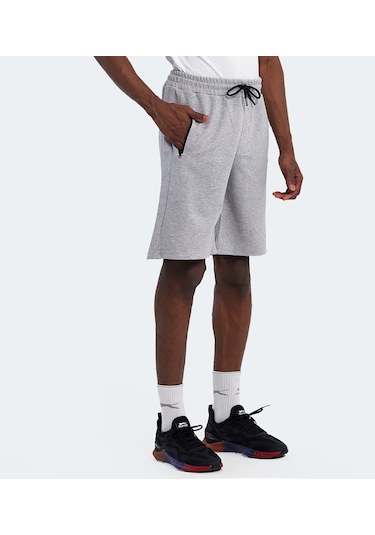 Slazenger KAARLO Erkek Cepli Gri Şort