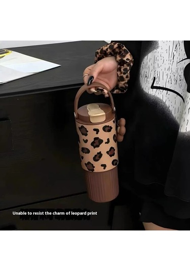 Brightnova Brown Grain 27oz Sızdırmaz Termos Şişe - 316 Paslanmaz Çelik Kadın Erkek Seyahat Ofis Spor Hediye 07 Beyaz