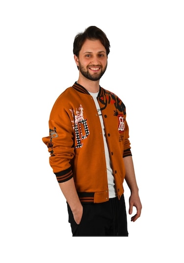 Deepsea Erkek Kiremit Çıtçıtlı Kolej Mont 2304764 Kiremit