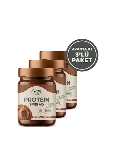 Clean Powders Protein Spread 350 Gr Çikolata 3 Adet
