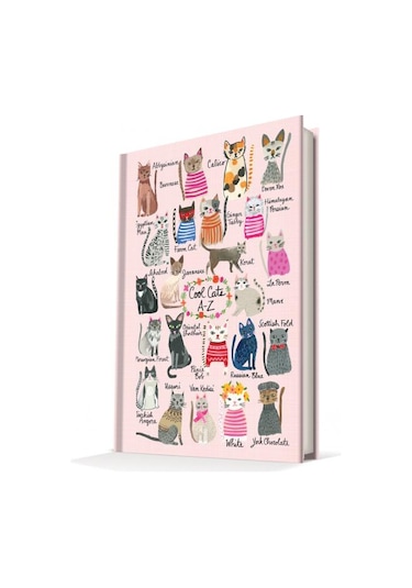 Deffter Summer Cats Cool Cats 14x20 Çizgili Defter