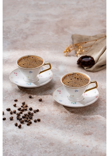 Emsan Petıt 2 Kişilik New Bone Kahve Fincan Takımı 80 Ml