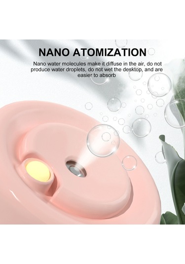 Hangfox Usb Nemlendirici 180ml Ev/ofis/araç İçin Isınır Işıklı Gece Lambası Otomatik Kapanma Beyaz