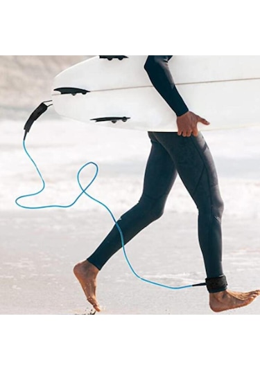 Suntek Sörf Tahtası Tasma Kürek Aksesuarları Tpu 8ft-mavi