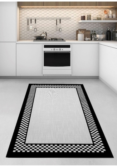 Dama, Kaymaz Dökülmez Deri Taban Mutfak Halısı