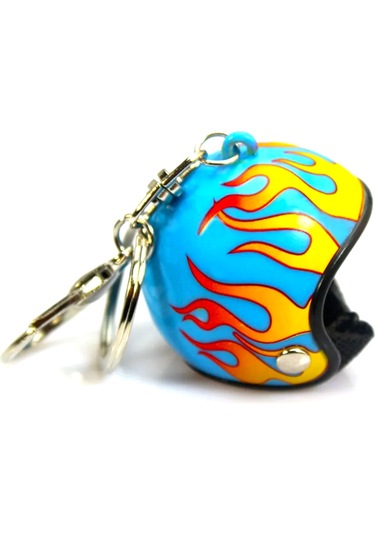 Blora Motor Kaskı Anahtarlık No4 Gümüş