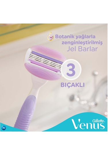 Gillette Venus Breeze Tıraş Paketi (Tıraş Makinesi + 4 Adet Tıraş