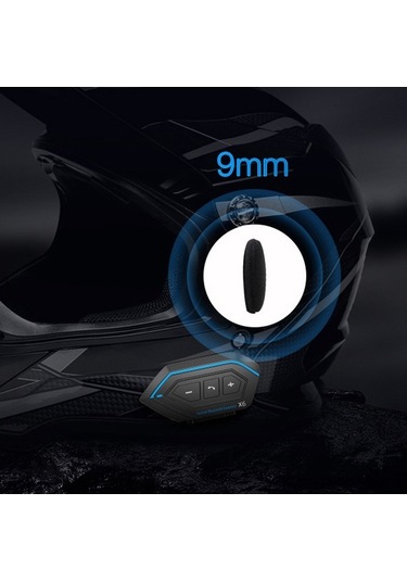 Dancemonkey Bt 5.0 Motosiklet Kask Kulaklığı - Su Geçirmez, Çiftli Konuşma, Müzik Ve Telefon Kontrolü