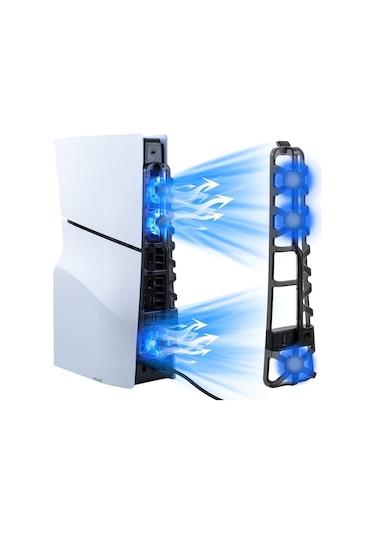 Tp5-3538s Ps5 Slim Disk Ps5 Slim Dijital Uyumlu Hız Ayarlı Rgb Arka Soğutucu Fan