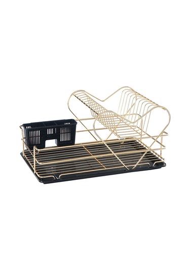 Acar Talon İki Katlı Tabaklık Bulaşıklık - Gold Gold