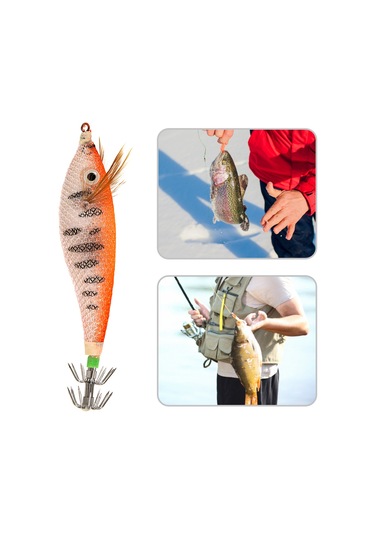 Maiyame 6cm Pembe Arka Abs Nylon Işıklı Çubuklu Kalamar Yem