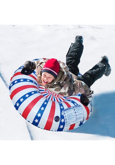 Moveevo "büyük Boy Pvc Kayak Tüpü - Çocuklar Ve Yetişkinler İçin Renkli Kış Eğlencesi" Diğer