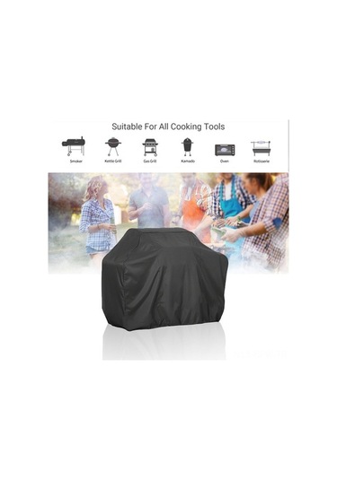 Tongxida Su Geçirmez 210d Oxford Mangal Örtüsü - Rüzgar Ve Toza Dayanıklı, 112 Karakterli Bağcıklı