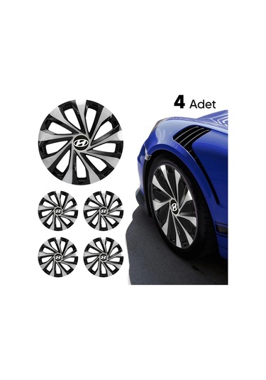 Hyundai 15 Inc Jant Kapağı Renkli Kırılmaz /5810çifthundai/