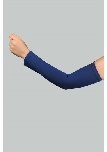 Altobeh Pratik Tesettür Kolluk Penye Kadın Namaz Kolluğu Düz - Koyu Mavi