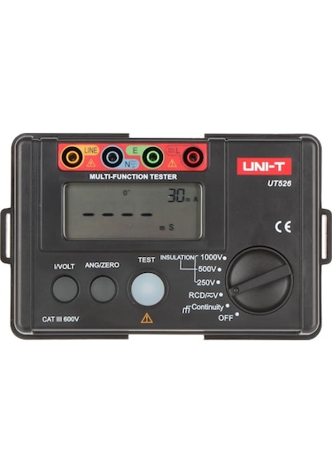 UNI-T UT 526 Kaçak Akım 1000V İzolasyon Test Cihazı RCD Tester UT526