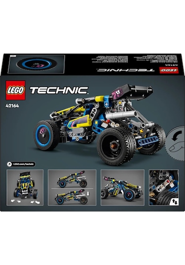 LEGO® Technic Arazi Yarışı Arabası 42164 8+ Yaratıcı Oyuncak Yapım Seti - 219 Parça