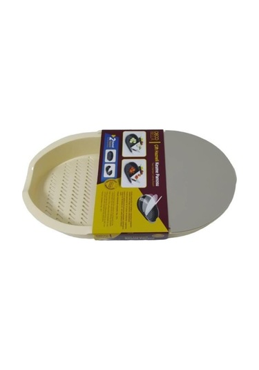 Çift Hazneli Kesme Panosu Krem Decobella 81137