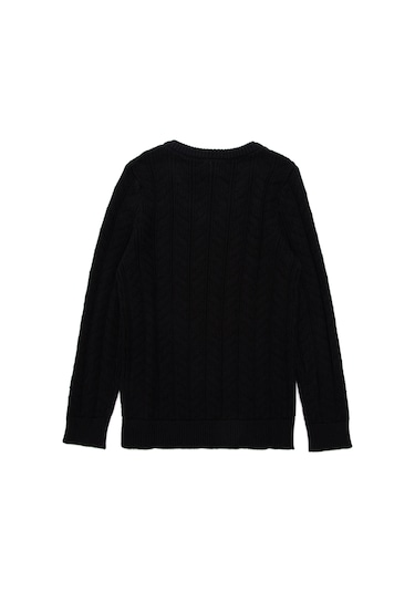 U.s. Polo Assn. Erkek Çocuk Siyah Kazak /triko 50293535-vr046 Siyah