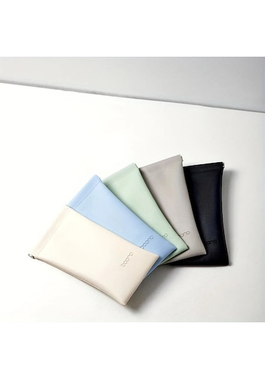 Chuangyinshop Yeşil Suni Deri Telefon Kılıfı Çok Amaçlı Küçük Eşya Cebi Dijital Aksesuar Çantası