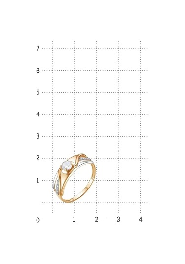 Serebranyj Dom 925 Ayar Gümüş Klasik Yüzük 55578433 Gri