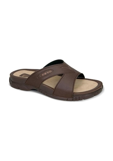 Ceyo 3200-1 Anatomik Taban Erkek Terlik Kahve 40-45 001