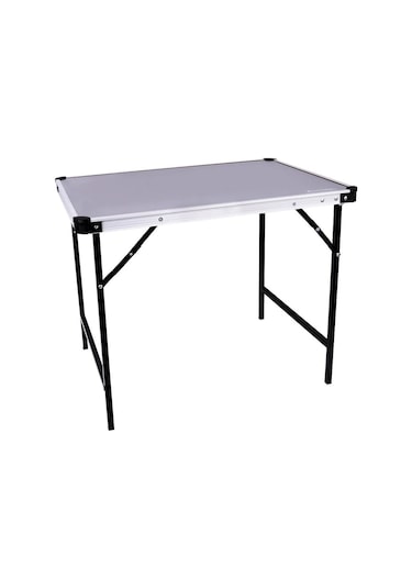 Out-2110 / Katlanır Piknik Kamp Masası Mdf Gri