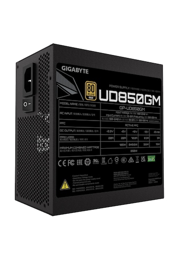 Gigabyte Gp-ud850gm 850w 80+ Gold Modüler Ultra Dayanıklı Psu